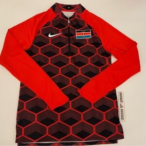 Nike KENYA Pro Elite 1/2 ZIP RUNNING TOP